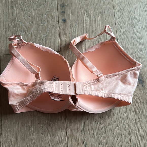 Victorias secret peach lace push up bra size 32dd nwt - Picture 6 of 10